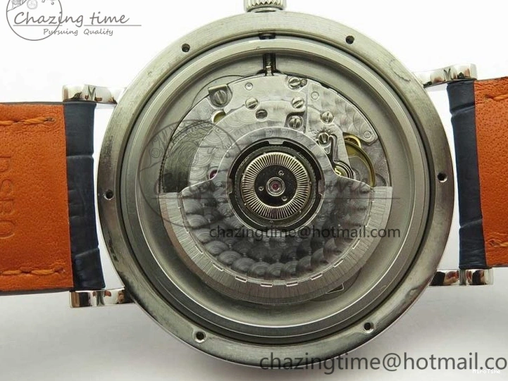 MIROTIME 0518 Portofino Automatic SS FKF 1:1 Best Edition Blue Dial on Blue Leather Strap A Cozy 7133